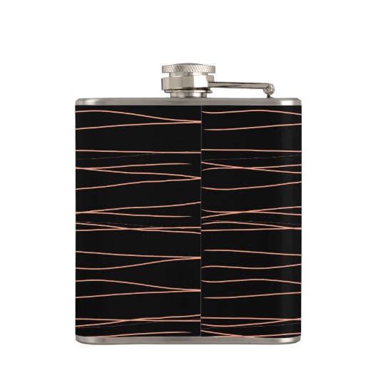 Flasques Simple monogramme ajouter votre nom lettre man min (Dos)