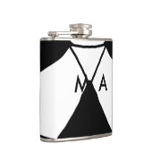 Flasques Simple monogramme ajouter votre nom lettre man min (Droite)