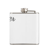 Flasques simple pouvoir minimal des filles ajouter le nom t (Dos)