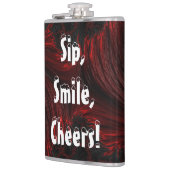 Flasques Sip, Smile, Bravo ! Abstrait Swirl (Gauche)