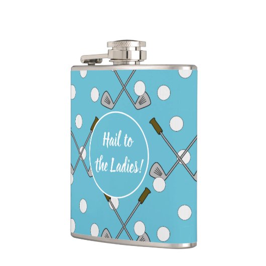 Flasques Sip & Swing – Light Blue Golf Club Flask (Gauche)