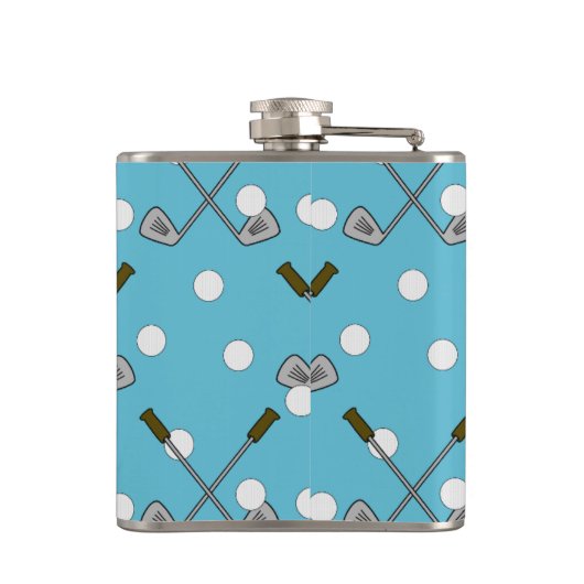 Flasques Sip & Swing – Light Blue Golf Club Flask (Dos)