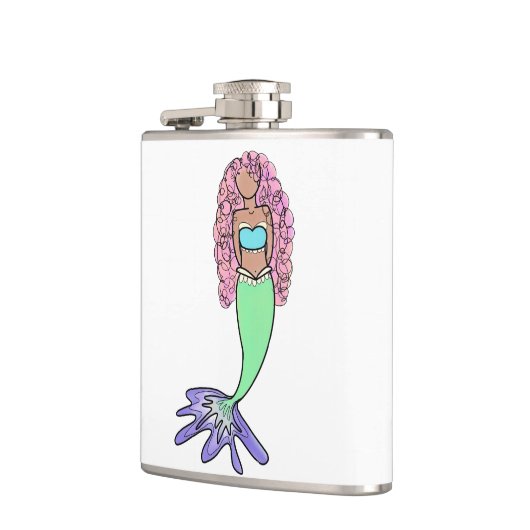 Flasques sirène arc-en-ciel rose bleu pourpre vert noir bou (Gauche)