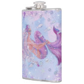 Flasques Sirène avec fleurs de Renee Lavoie (Gauche)