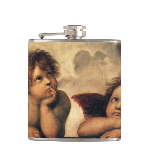 Flasques Sistine Madonna Angels par Raphael Sanzio (Devant)