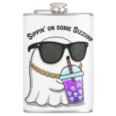 Flasques Sizzurp Ghost Kawaii Flask (Devant)