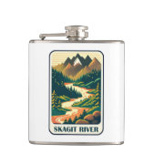 Flasques Skagit River Washington Colors (Devant)