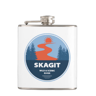 Flasques Skagit Wild Et Pittoresque River Washington