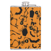 Flasques Skeletons d'Halloween Macabre Dance (Dos)