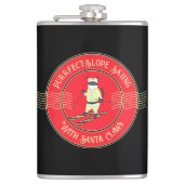 Flasques Ski à pente douce avec des lois Père Noël (Devant)