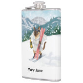 Flasques Ski Cat skie dans Pink Bachelorette Party (Gauche)