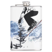 Flasques Ski dans les Rocheuses - Banff Canada (Devant)