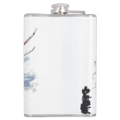 Flasques Ski dans les Rocheuses - Banff Canada (Dos)