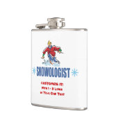 Flasques Ski De Neige Personnalisé (Gauche)