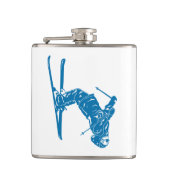 Flasques Skieur Bleu (Devant)