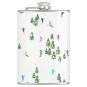 Flasques Skieurs d'hiver (Devant)