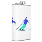 Flasques Skieurs ski alpin (Droite)