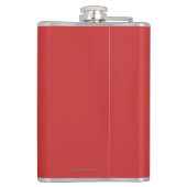 Flasques Skis se levant dans la neige à côté de l'affiche (Dos)