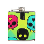 Flasques Skull Pattern Flask (Devant)