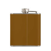 Flasques Slainte w clover brown wrapped flask (Dos)