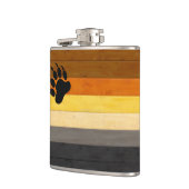 Flasques SlipperyJoe's Bear Pride drapeau de la texture du  (Gauche)