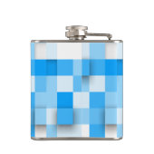 Flasques SlipperyJoe's carré artwork mosaïque moderne trois (Dos)