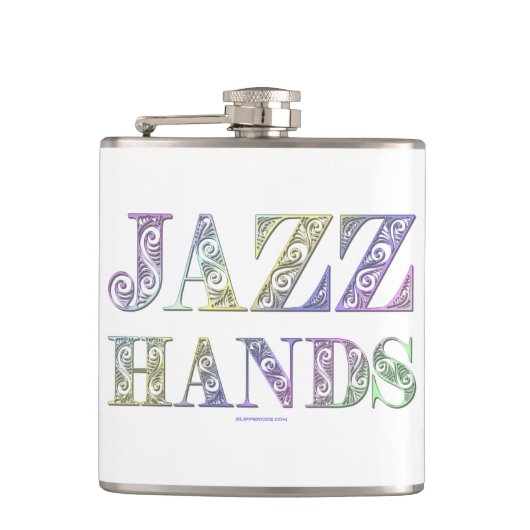 Flasques SlipperyJoe's comédie musicale Broadway Jazz Hands (Devant)