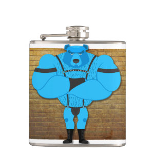 Flasques SlipperyJoe's gay muscle ours dessin animé thong l