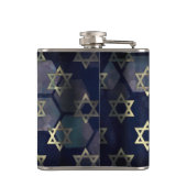 Flasques SlipperyJoe's Happy Hanoukka multiple Star de Davi (Dos)