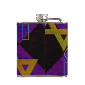 Flasques SlipperyJoe's Happy Hanoukka Star de David menorah (Dos)