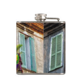 Flasques SlipperyJoe's Mardi Gras Hommes violet or vert bal (Dos)