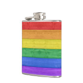 Flasques SlipperyJoe's orgueil drapeau en bois horizontal a (Gauche)