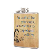 Flasques SlipperyJoe's Princess clap marchant drôle les ann (Gauche)