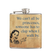 Flasques SlipperyJoe's Princess clap marchant drôle les ann (Devant)