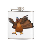 Flasques SlipperyJoe's Thanksgiving ailes de dinde coloré f (Devant)