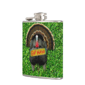 Flasques SlipperyJoe's Thanksgiving turkey grass manger du  (Gauche)