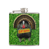 Flasques SlipperyJoe's Thanksgiving turkey grass manger du  (Devant)