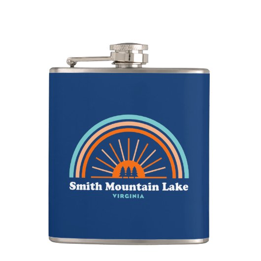 Flasques Smith Mountain Lake Virginie Arc en ciel (Devant)