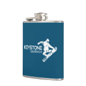 Flasques Snowboardeur de Keystone Colorado (Gauche)