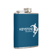 Flasques Snowboardeur de Keystone Colorado (Droite)