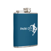 Flasques Snowboardeur Park City Utah (Droite)