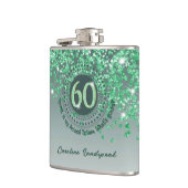 Flasques Soixante & Vert Paillettes & Citation pour Boire (Gauche)