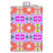 Flasques Solar Bloom Kaleidoscope Throw Pillow (Dos)