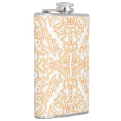 Flasques Solar Flare Gold Damask Phone / iPad case (Droite)