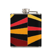 Flasques Soleil Abstrait (Dos)