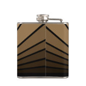 Flasques Soleil Art déco bronzé (Dos)