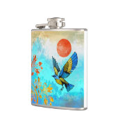 Flasques Soleil de l'arbre d'oiseaux (Gauche)