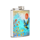 Flasques Soleil de l'arbre d'oiseaux (Droite)