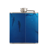 Flasques Soleil et fond sous la mer  (Dos)