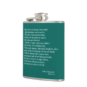 Flasques Sonnet 116Laissez-moi ne pas parler du mariage des (Gauche)